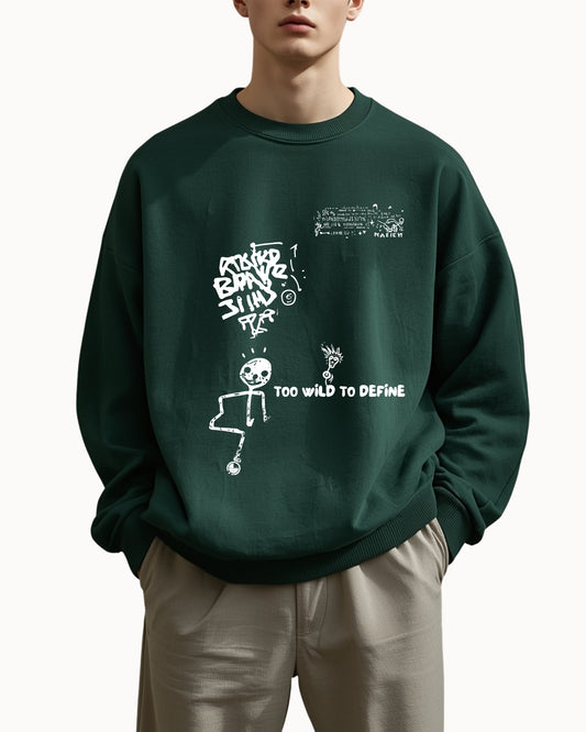 TOO WHITE Oversized Sweatshirt