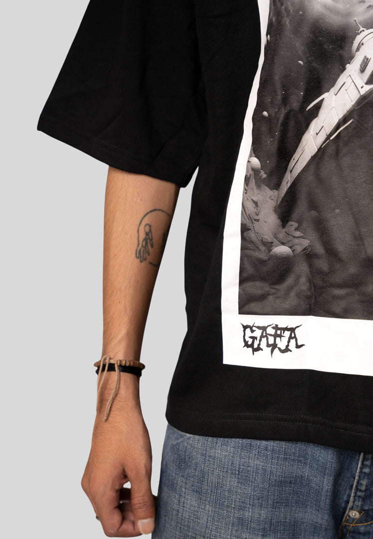 Gafa Unisex Terry Oversized T-Shirt in Premium Cotton Blend, Comfortable Fit, Ideal for Casual Wear and Everyday Style.