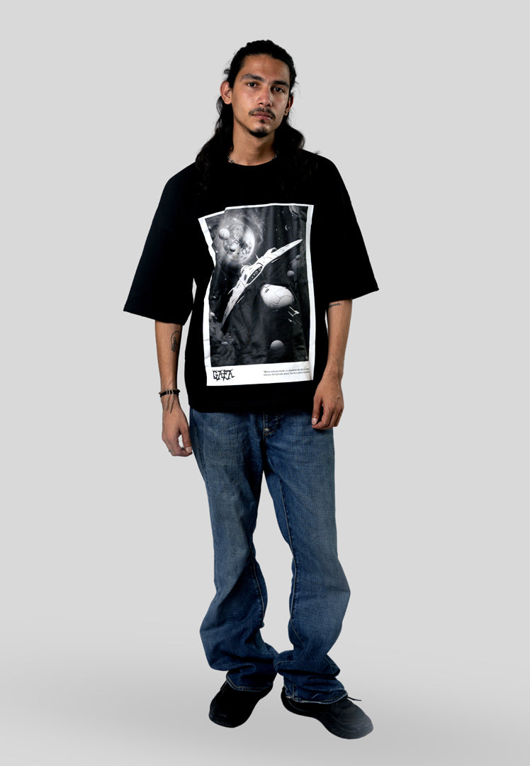 Gafa Unisex Terry Oversized T-Shirt in Premium Cotton Blend, Comfortable Fit, Ideal for Casual Wear and Everyday Style.