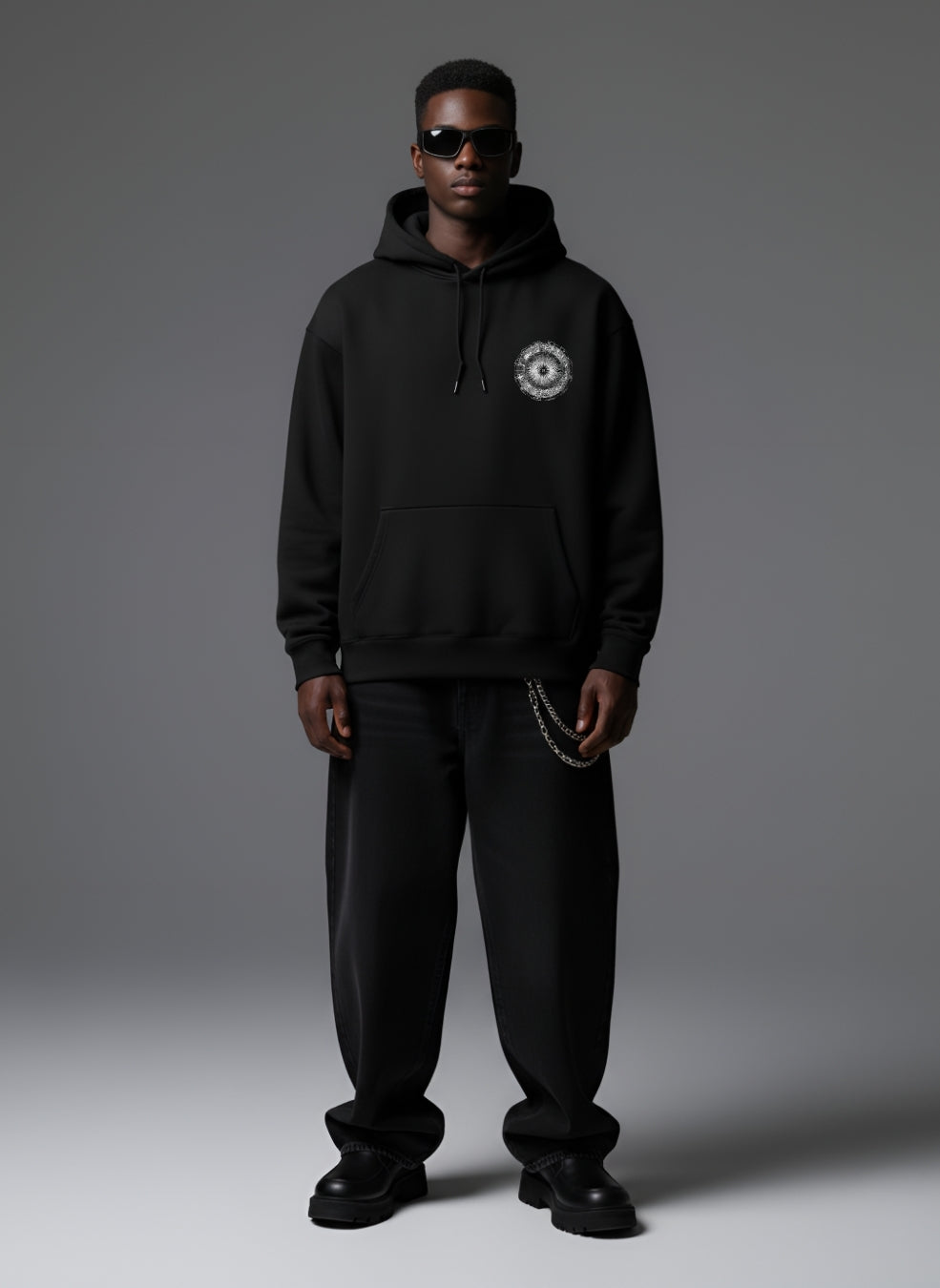 Eclipse Zodiac Oversized Hoodie