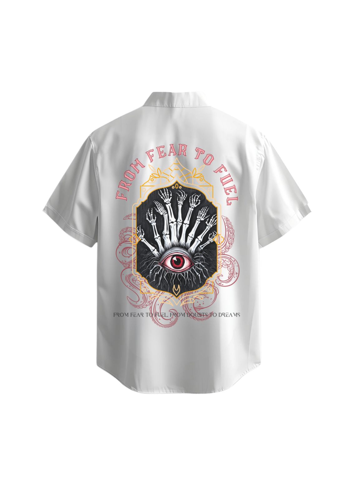 FEAR TO FUEL WHITE SHIRT