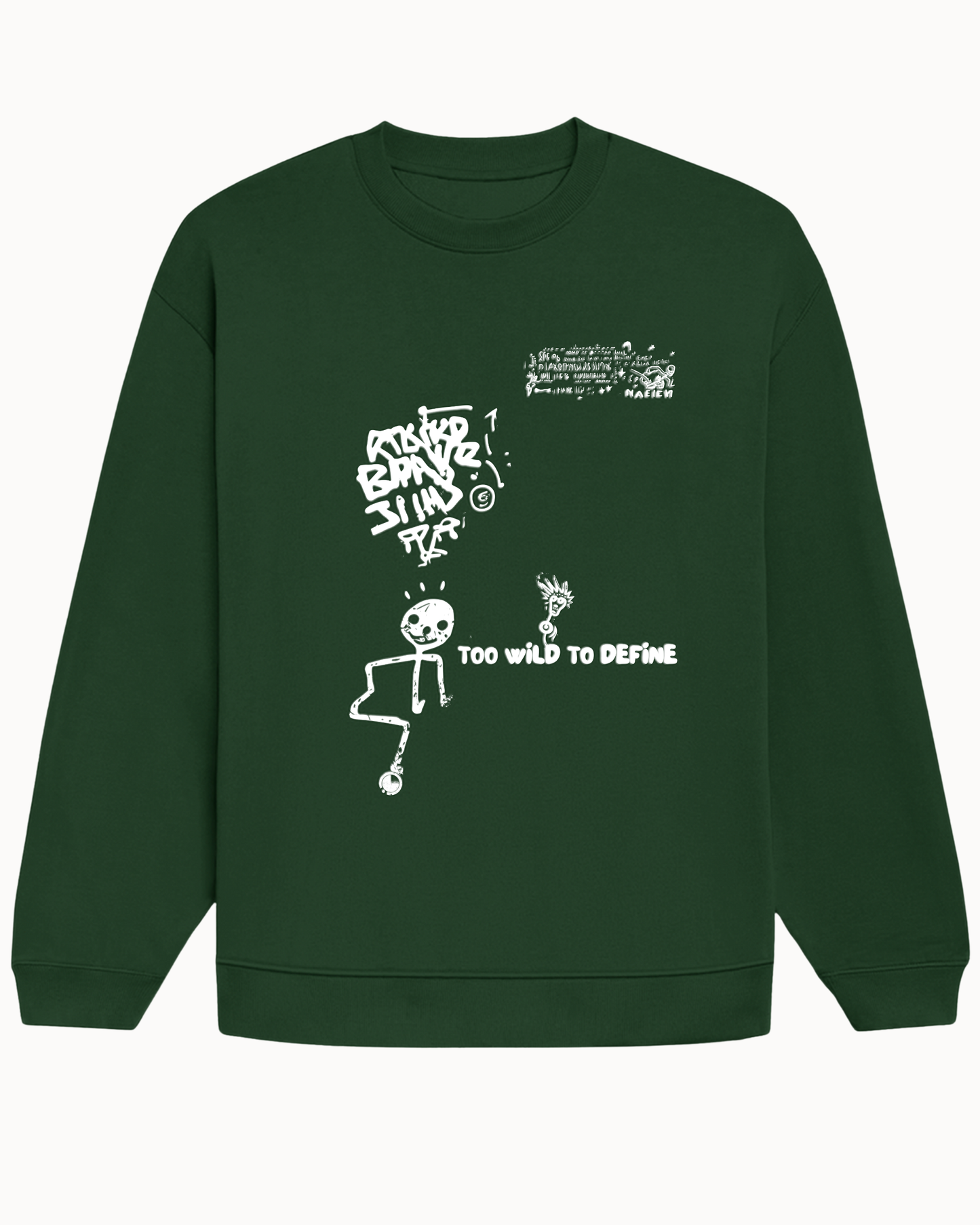 TOO WHITE Oversized Sweatshirt