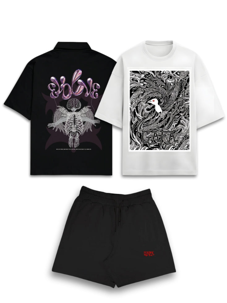 Trilogy Pack: Evolve, Black Bird, Shorts