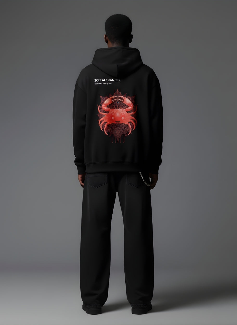 Zodiac Cancer Oversized Hoodie
