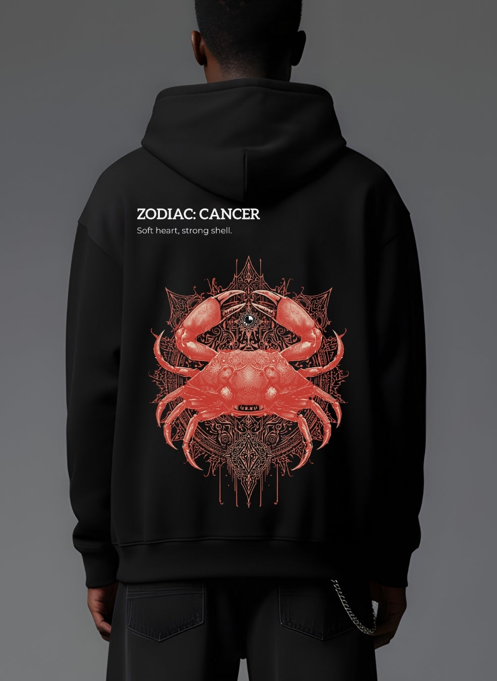 Zodiac Cancer Oversized Hoodie