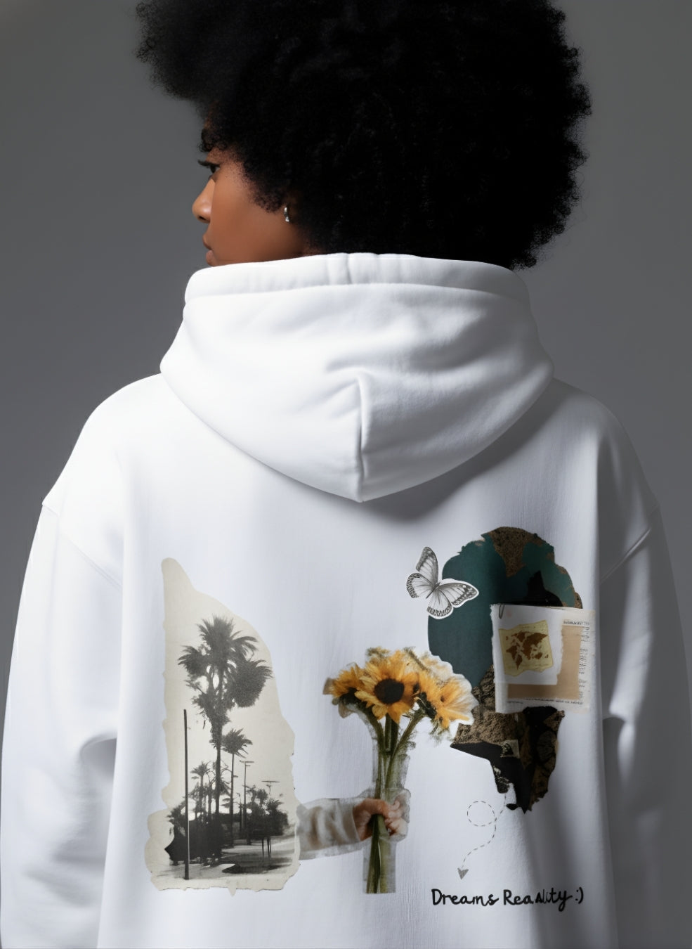 Dreams Raw Reality Oversized Hoodie