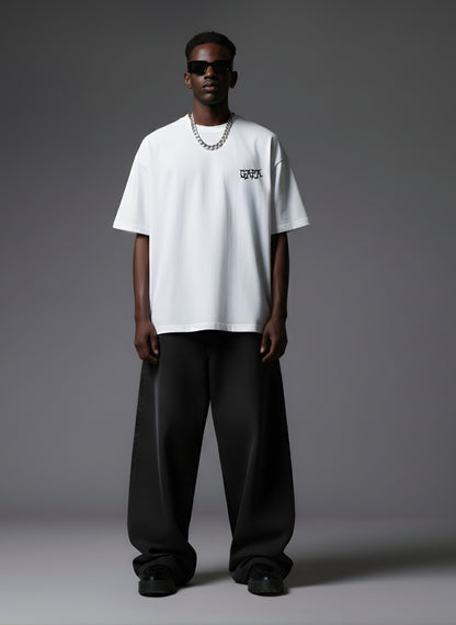 PAIN TO PURPOSE WHITE OVERSIZED T-SHIRT