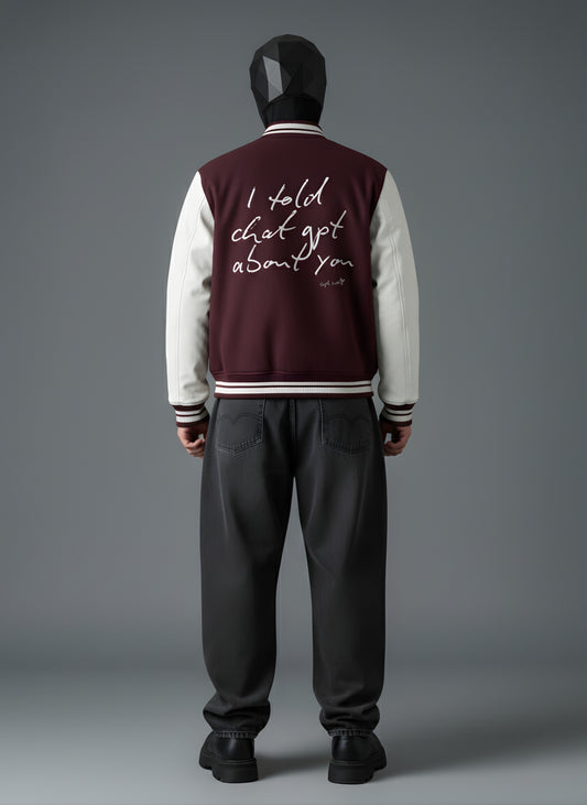 I told chat gpt Varsity Jacket