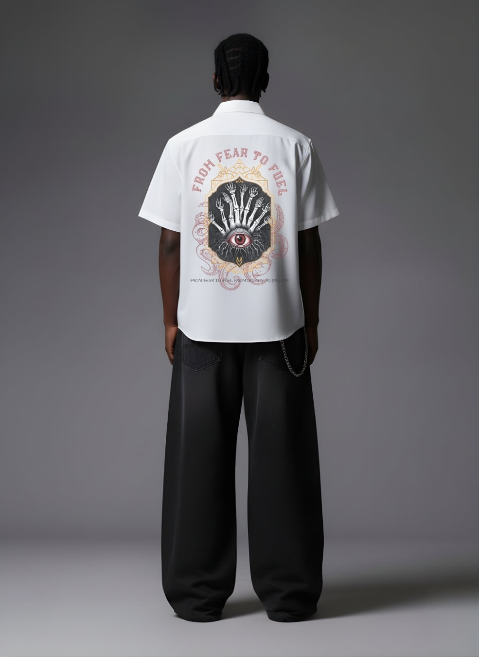 FEAR TO FUEL WHITE SHIRT