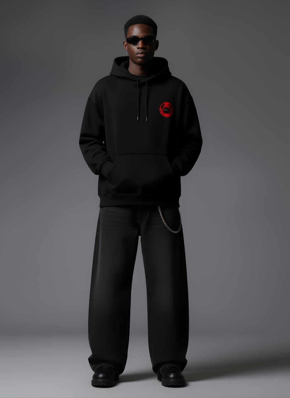Red Orbit Cancer Oversized Hoodie