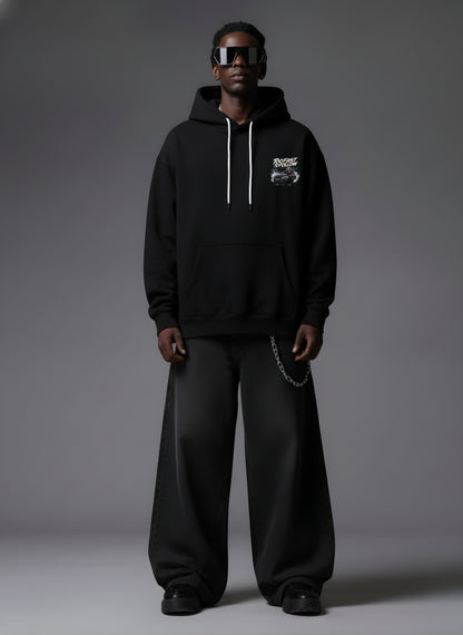 Too Fast To Follow Oversized Hoodie