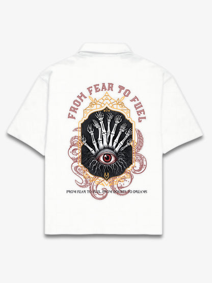 FEAR TO FUEL WHITE SHIRT