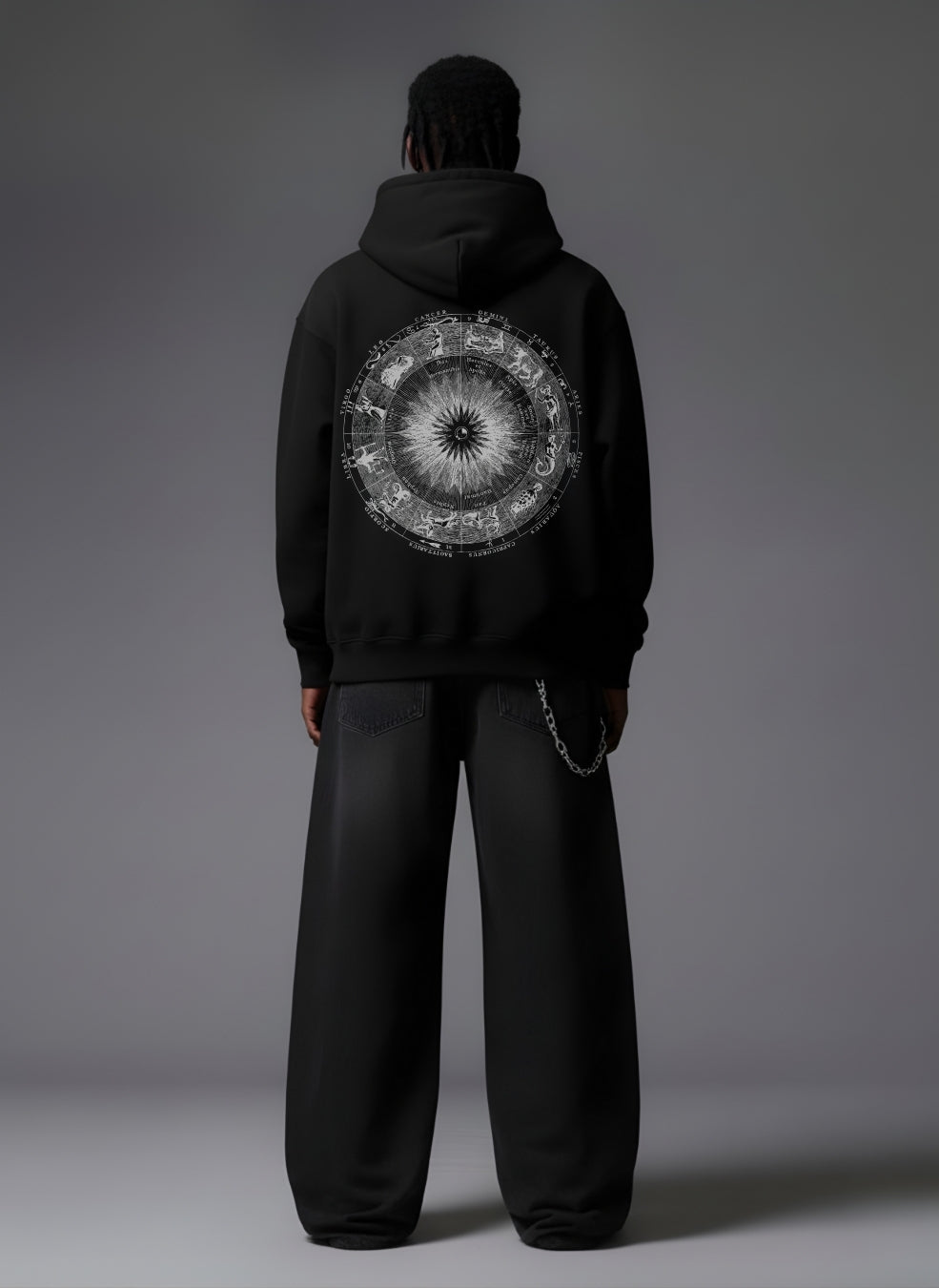 Eclipse Zodiac Oversized Hoodie