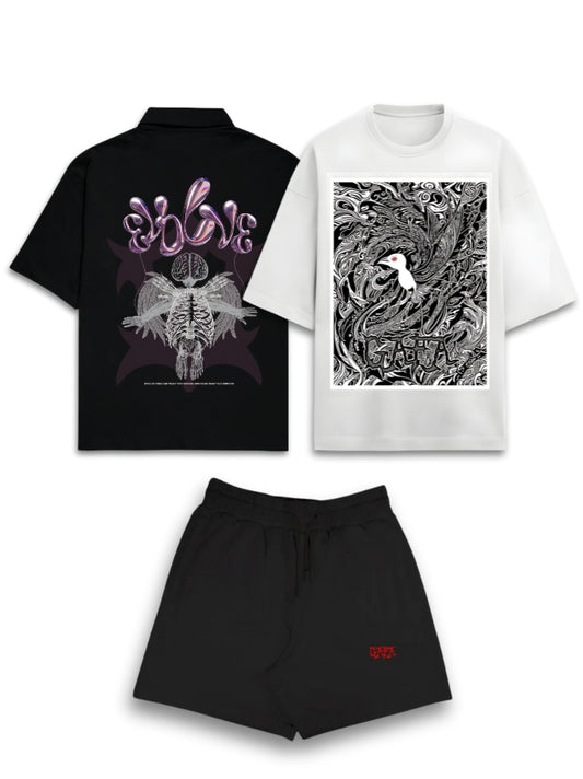 Trilogy Pack: Evolve, Black Bird, Shorts